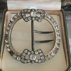 ANTIQUE FRENCH PASTE BUCKLE